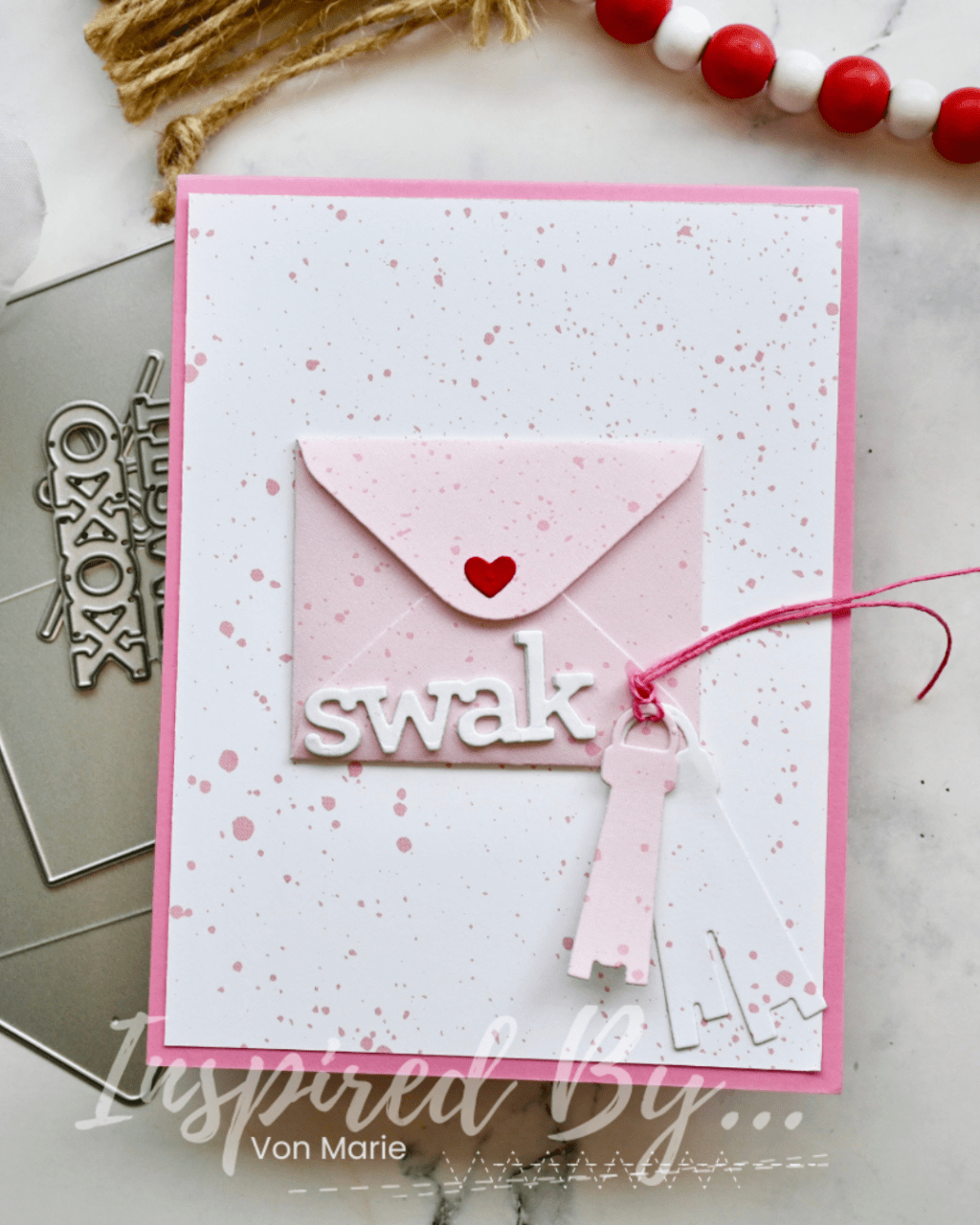 SWAK Valentine Card With Von Marie!