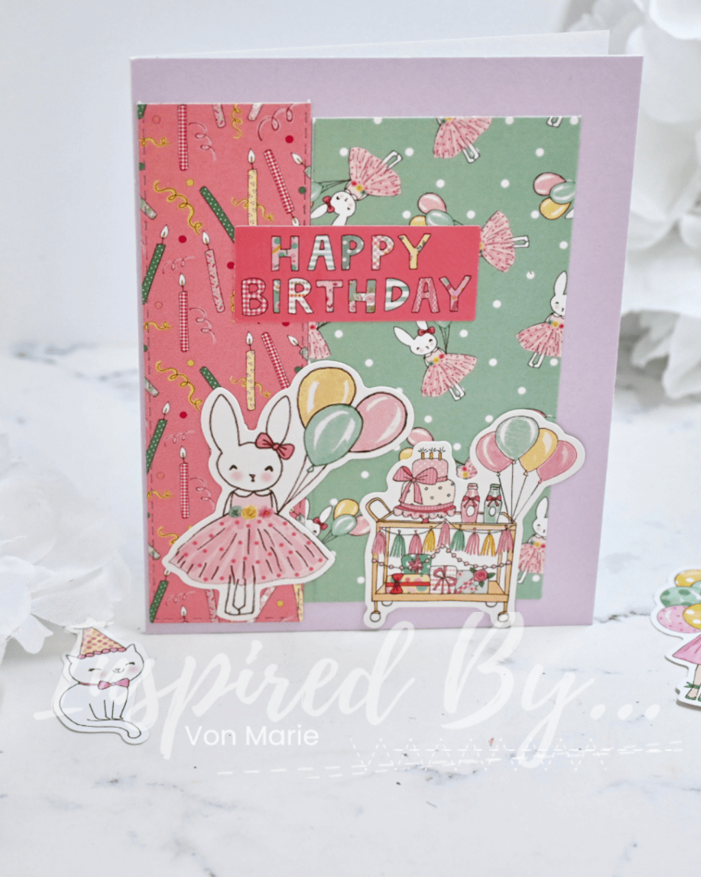 Bunny Birthday Card With Von&nbsp;Marie