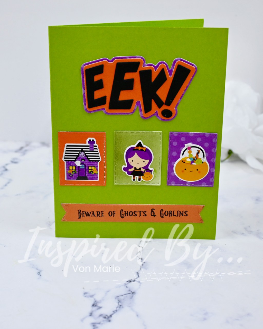 EEK! Halloween Card With Von&nbsp;Marie!
